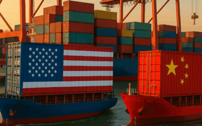 Guerra arancelaria Estados Unidos vs. China.