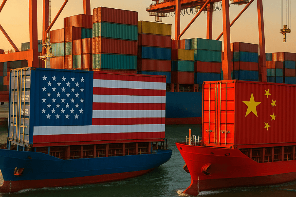 Guerra arancelaria Estados Unidos vs. China.